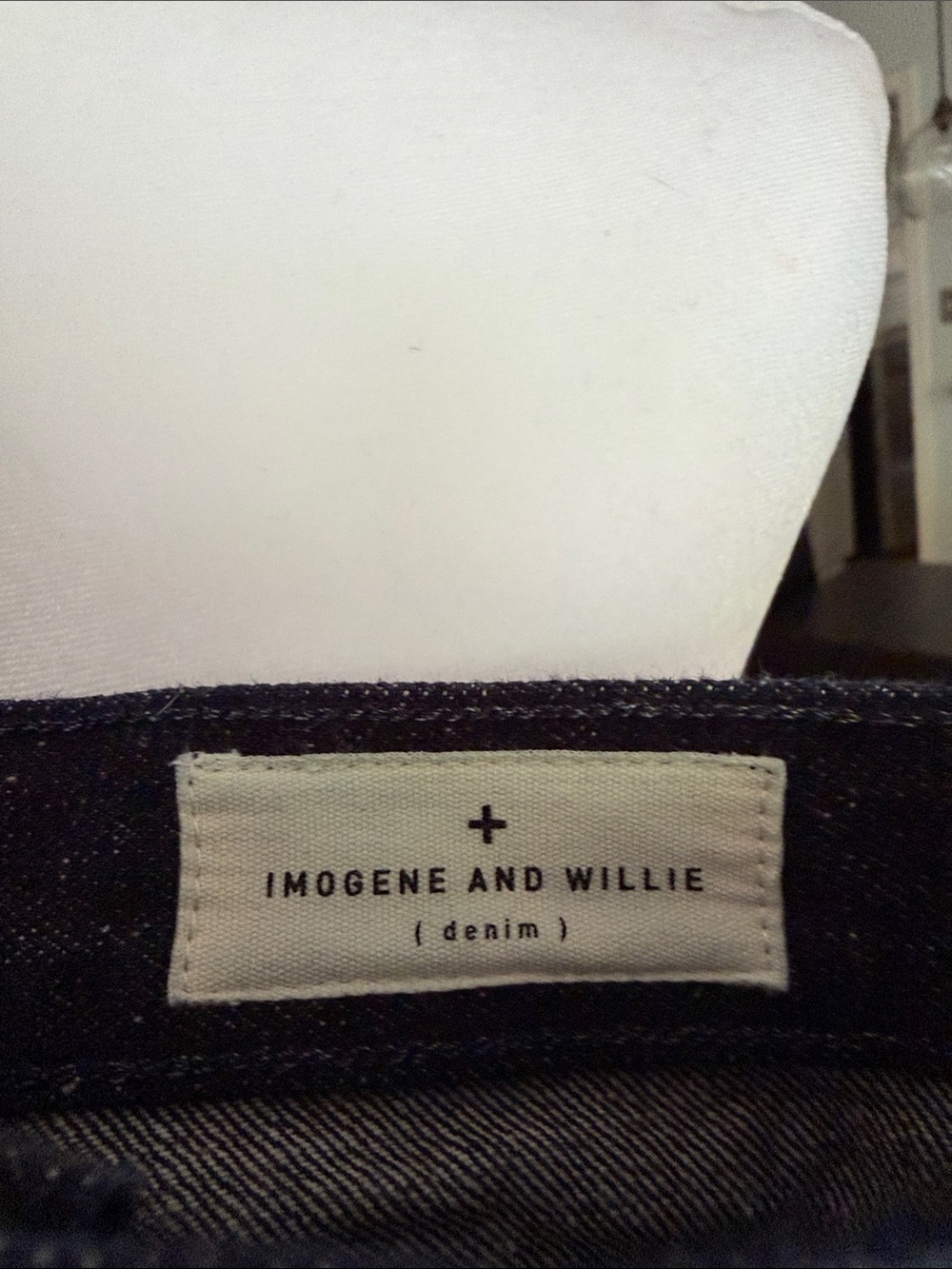 Imogene + Willie Catherine Indigo Rigid Nep Jeans Like New Selvedge Denim - Picture 11 of 12